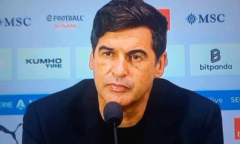 Milan, Fonseca: “Non cerco scuse, Napoli ha fatto meglio”