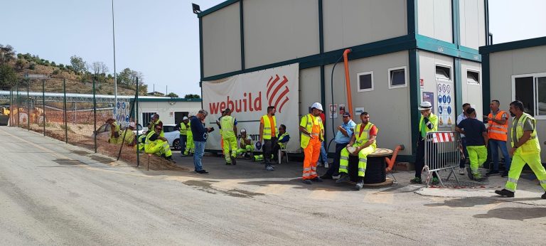 Taormina, raddoppio Rfi: rientra la protesta dei lavoratori Webuild