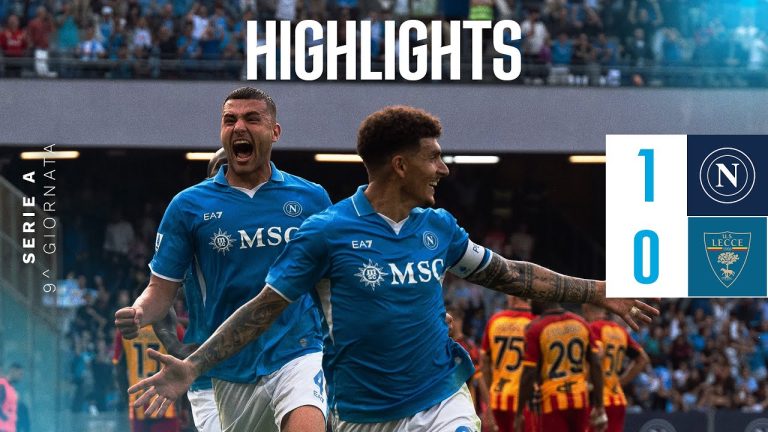 Napoli-Lecce 1-0, highlights e gol