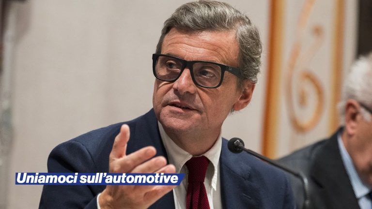 Calenda: “Su automotive fare fronte comune”