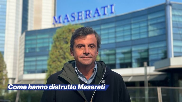 Calenda: “Come hanno distrutto la Maserati”