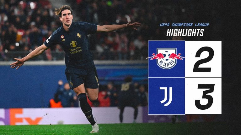 Lipsia-Juve 2-3, highlights e gol