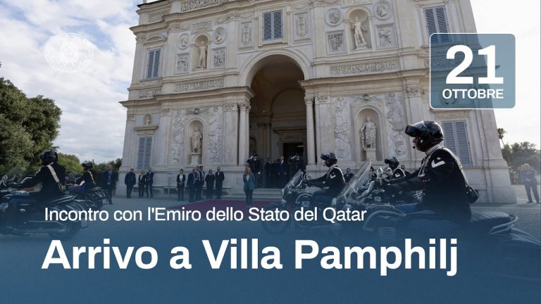 Meloni incontra l’Emiro del Qatar