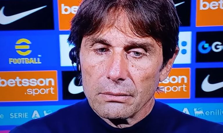 Conte: “Rigore Inter non esiste. Dov’era il Var? Così si creano retropensieri” Conte: “Rigore Inter non esiste. Dov’era il Var? Così si creano retropensieri”