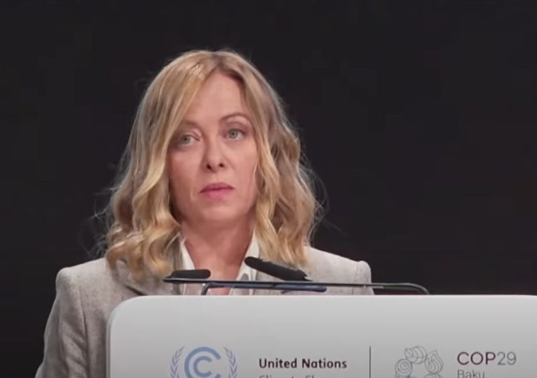 Clima, Meloni: “Superare divisioni, lavorare per generazioni future”