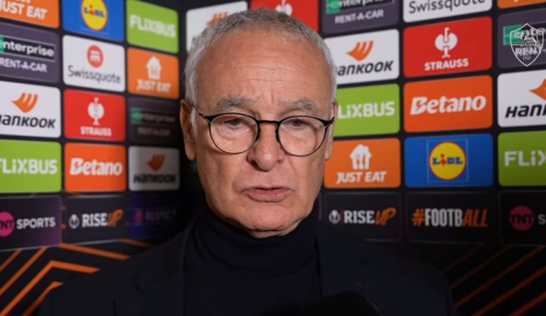 Ranieri: “Brava Roma, non ti sei arresa”