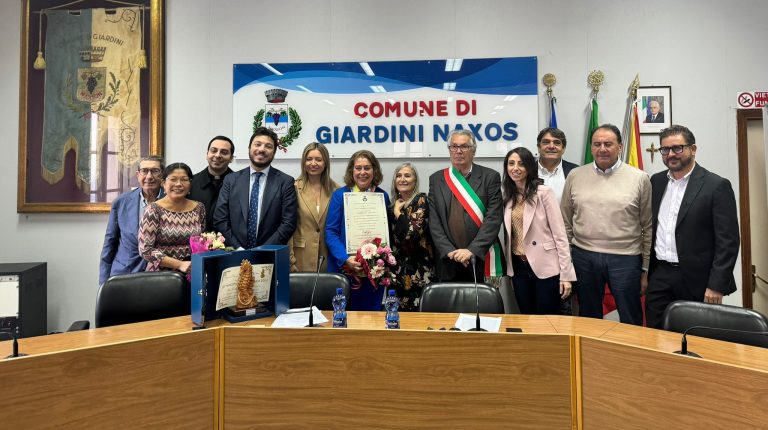 Giardini Naxos, Gabriella Tigano nominata cittadinanza onoraria