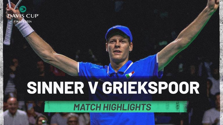 Sinner-Griekspoor 7-6,6-2 – highlights