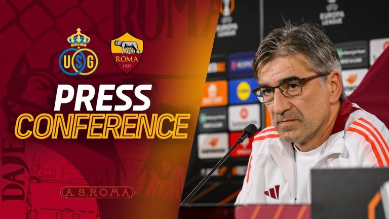 Roma-Union, Juric in press conference