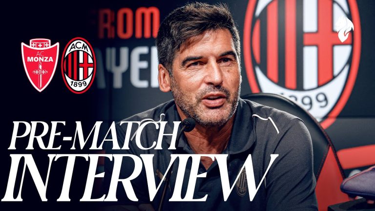 Monza-Milan, Fonseca presenta il match