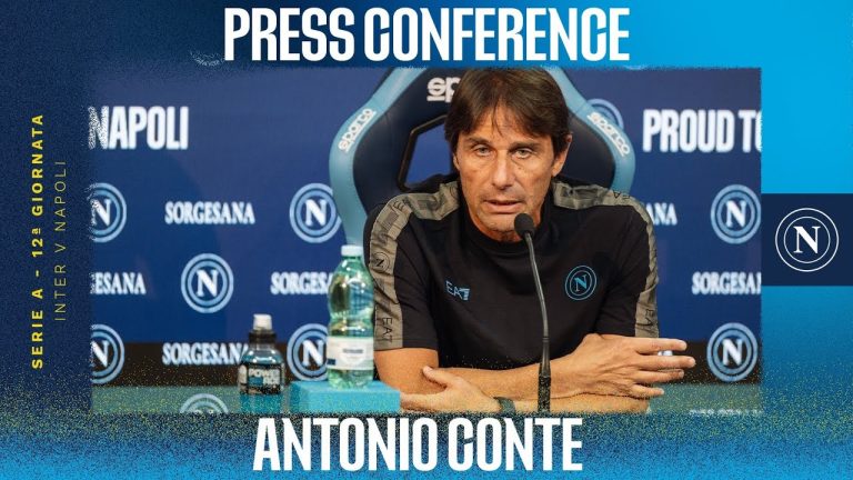 Inter-Napoli, Conte in press-conference