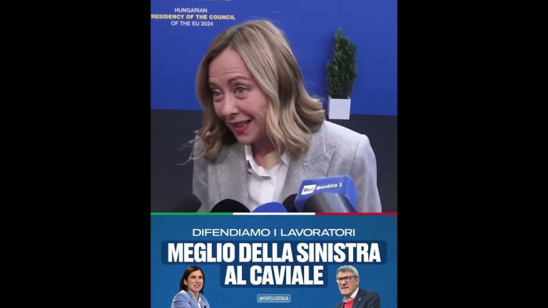Meloni: “Non prendiamo lezioni da Schlein”
