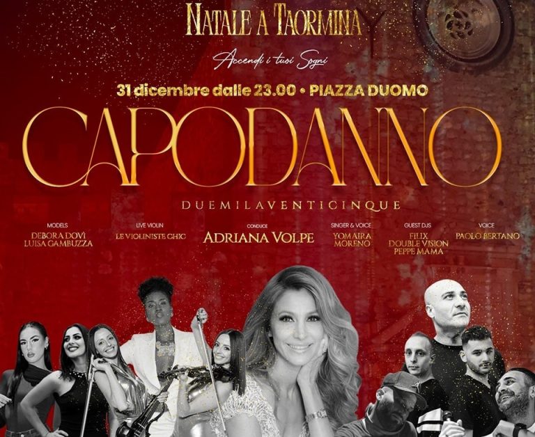 Capodanno a Taormina: musica e divertimento per accogliere il 2025 Capodanno a Taormina: musica e divertimento per accogliere il 2025