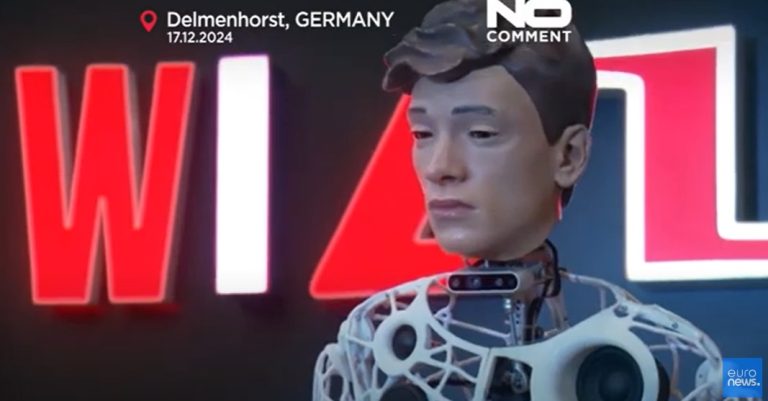 Robot con intelligenza artificiale insegna agli studenti tedeschi