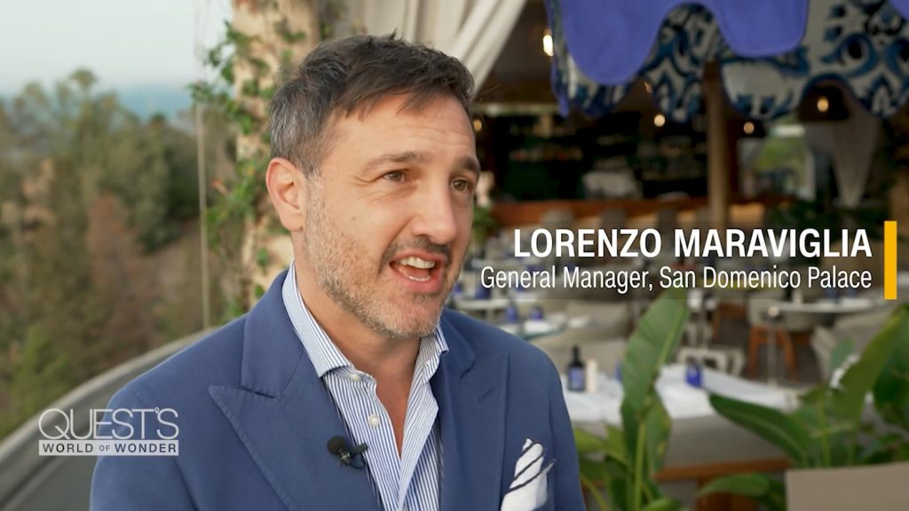 Taormina su CNN, "Quest’s World of Wonder": "Qui è il paradiso" (VIDEO) 1 Lorenzo Maraviglia hotel San Domenico Taormina