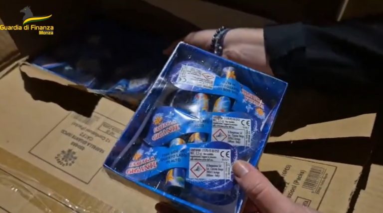 Fuochi “made in Italy”, sequestrati 21 mila prodotti