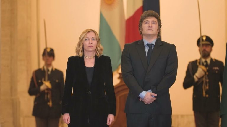 Meloni incontra il Presidente della Repubblica argentina, Milei