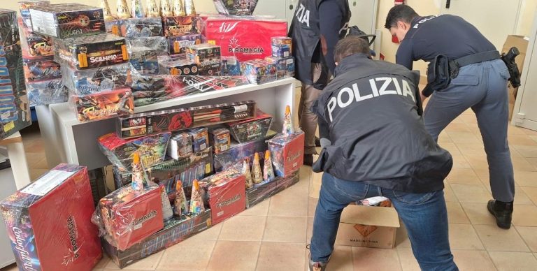 Maxi-sequestro di botti a Milazzo: Polizia trova 50 kg di materiale esplodente illegalmente detenuto