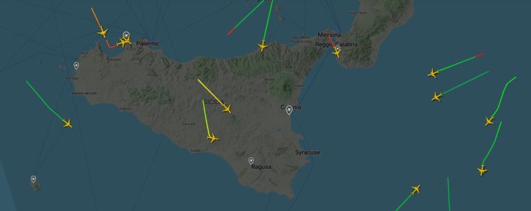 Il ciclone “Gabri” tiene in scacco la Sicilia: traffico aereo bloccato