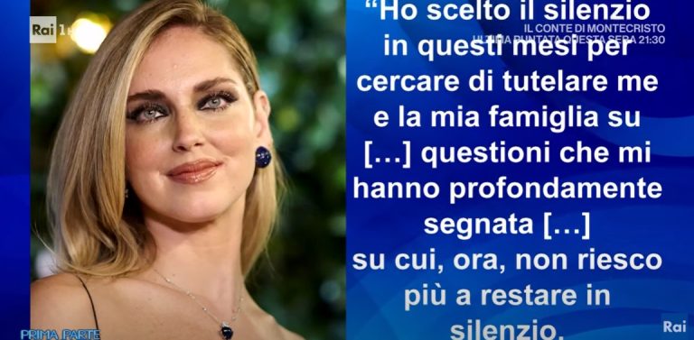 Fedez replica a Chiara Ferragni: “Tradita? Eravamo già in crisi” 
