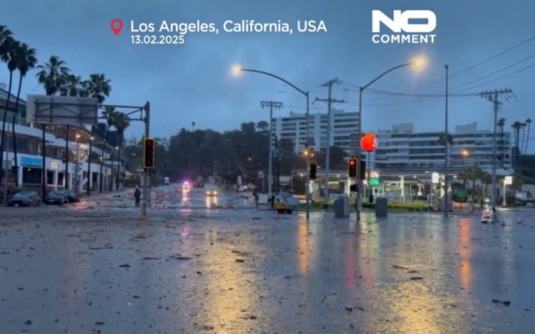 California: tempesta porta forti piogge e alluvioni