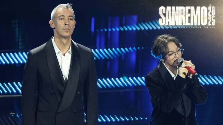 Sanremo, Kessisoglu canta con la figlia