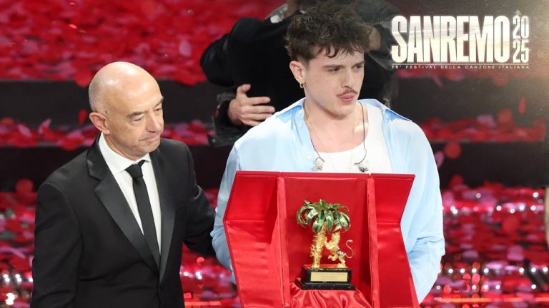 Sanremo 2025 – Olly è il vincitore del Festival