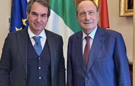 Edilizia, Schifani incontra il nuovo presidente di Ance Sicilia Salvo Russo