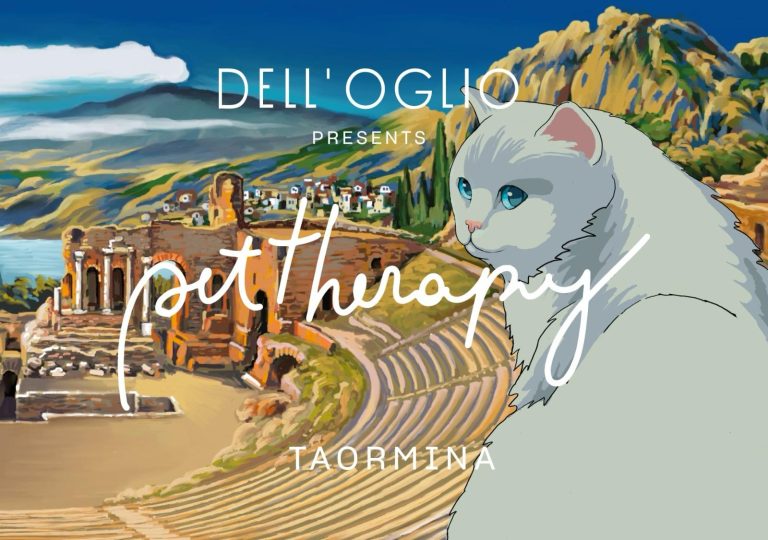 Dell’Oglio a Taormina, alta qualità e sorprese: a Pasqua pet therapy design in boutique