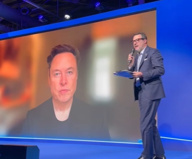 Elon Musk al congresso della Lega