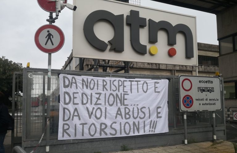 Messina, protesta dei lavoratori ATM Messina, protesta dei lavoratori ATM