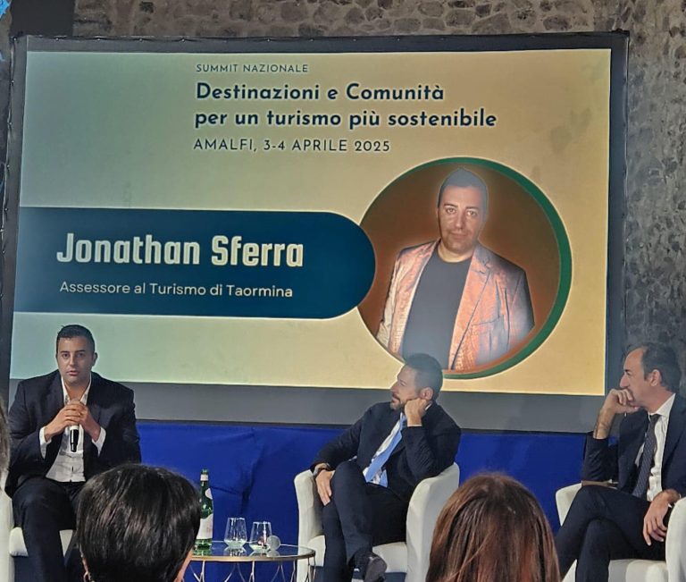 Nasce la “Carta di Amalfi”, Sferra: “Anche Taormina nel patto per il turismo sostenibile”