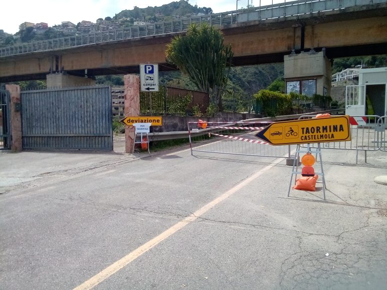 Taormina, Via Garipoli: niente riapertura anticipata neanche per Mattarella