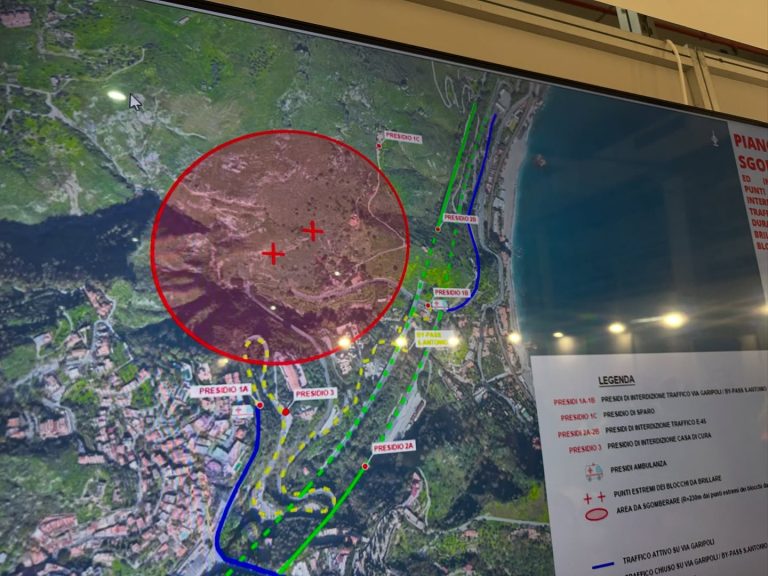 Costone Taormina, 18 maggio, ore 7.00: chi darà il via libera all’esplosione