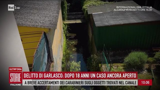 Garlasco, nella roggia trovati oggetti Garlasco, nella roggia trovati oggetti