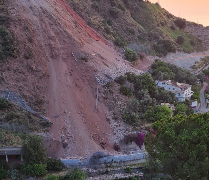 Maltempo Taormina: piogge intense e preoccupazione per il costone di via Garipoli