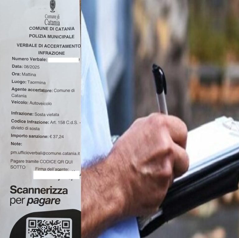 Multe farlocche a Taormina: occhio alla truffa