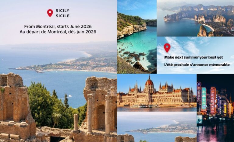 Air Canada sceglie Taormina per promuovere il nuovo volo Montreal-Catania: “Sarà un’estate memorabile”