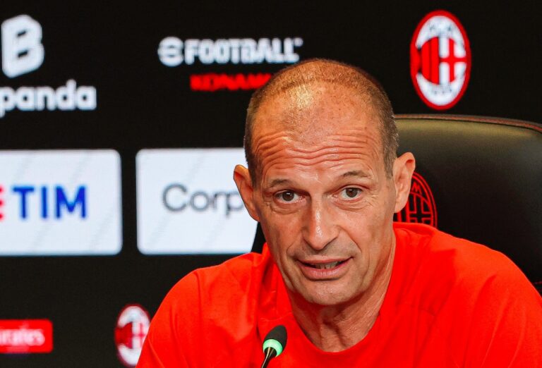 Allegri: “Contento del mercato Milan, Leo torna col Napoli”