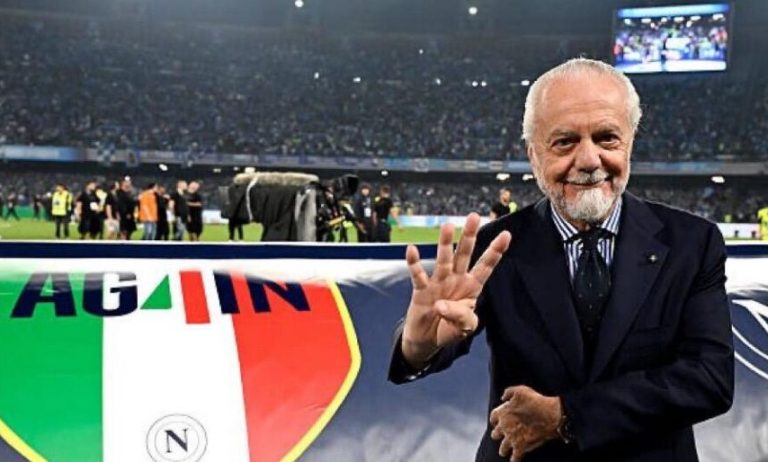 Da Laurentiis: “Le anti-Napoli per lo scudetto? Non solo le 3 del Nord”