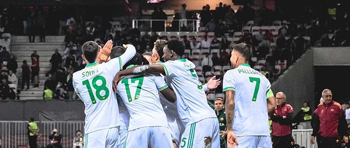 Europa League, la Roma vince a Nizza 2-1