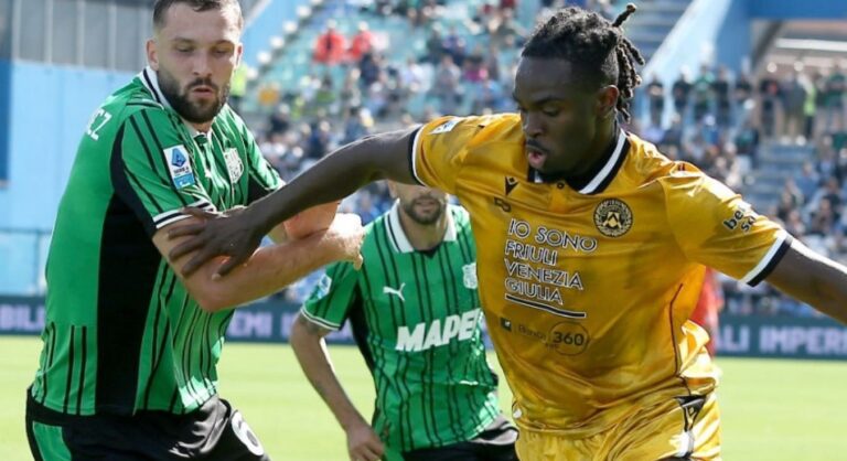 Sassuolo-Udinese 3-1, highlights e goal
