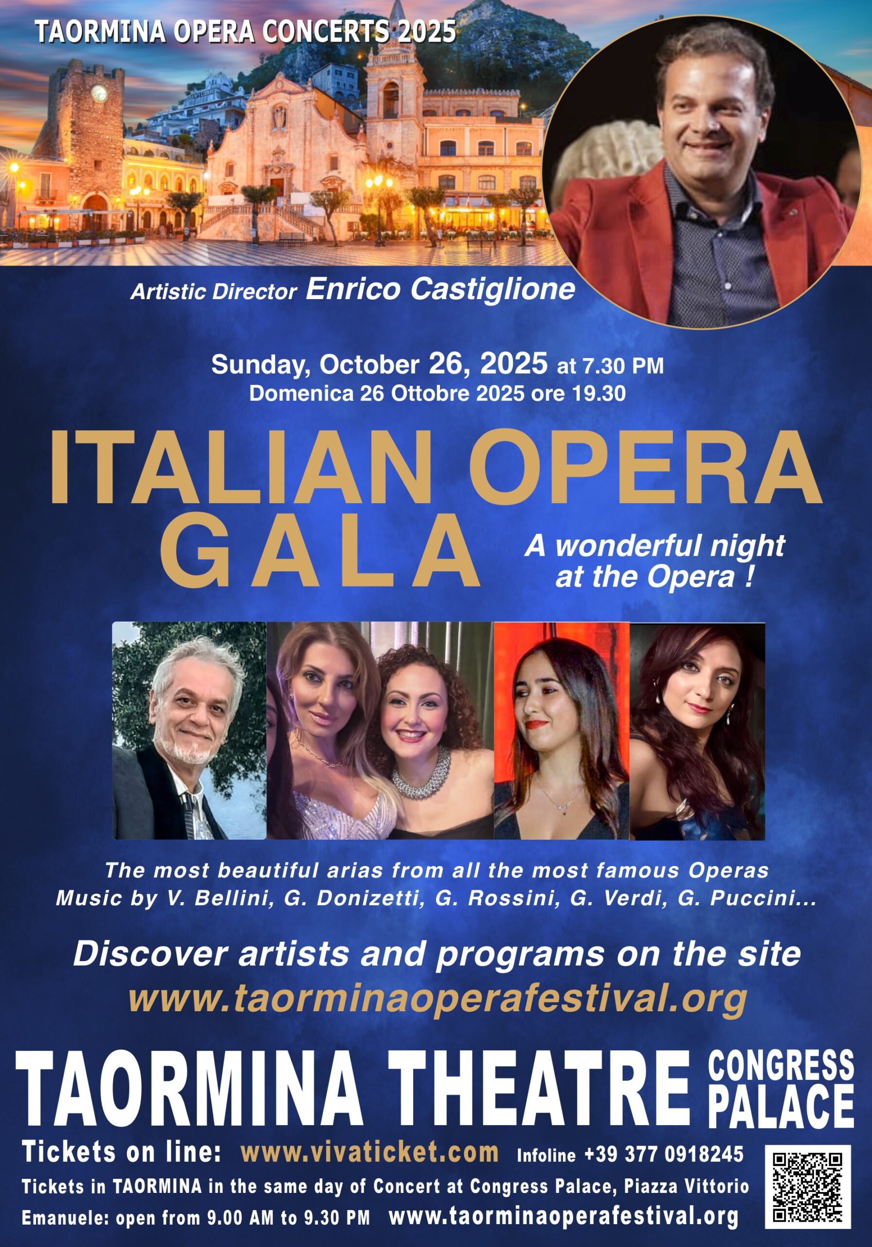ITALIAN OPERA GALA Volantino 26 Ottobre 2025 ore 19.30 FRONTE scaled