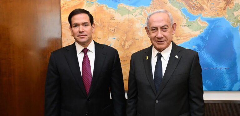 Rubio avverte Netanyahu: “Legge su sovranità in Cisgiordania mette in pericolo pace a Gaza”