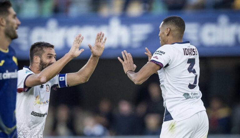 Il Cagliari rimonta il Verona: al Bentegodi finisce 2-2
