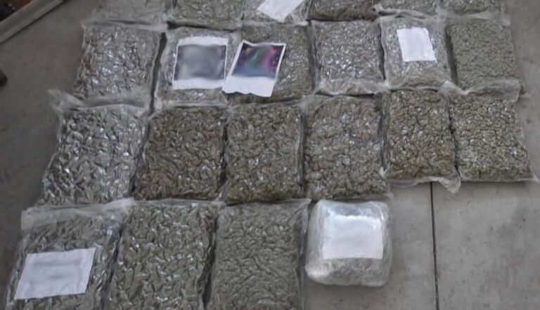 Scoperto a Catania un deposito di droga con 30kg di marijuana, un arresto