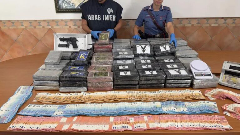 Un fiume di droga a Roma, sequestrati 200 kg cocaina