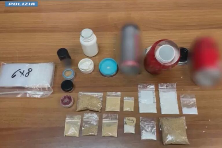 Droga nascosta nelle lattine: Polizia arresta un americano