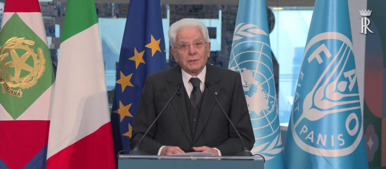 Mattarella: “Multilateralismo non può regredire”