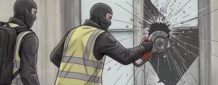 Furto al Louvre, il video della rocambolesca fuga